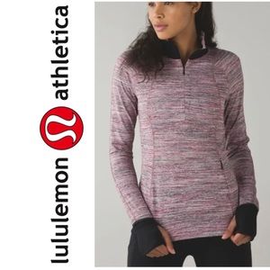 Lululemon Runderful  Space Dye Camo Berry Rumble Multi / Black Size 2